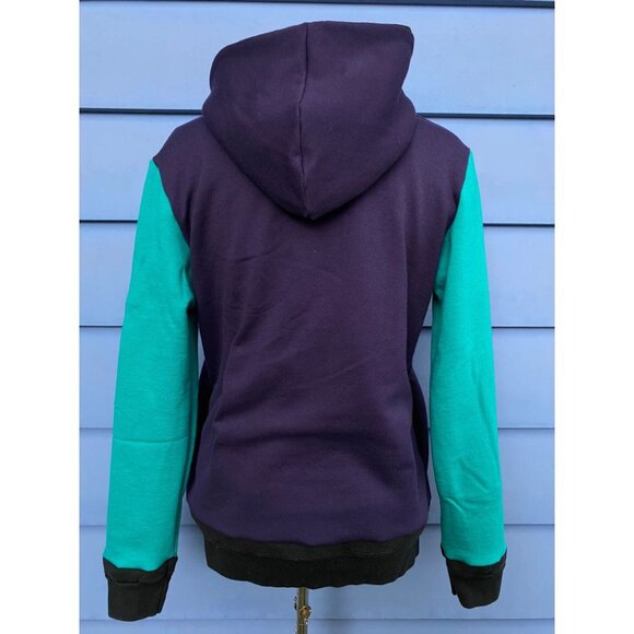 Nebula Upcycled Hoodie w/ Pockets Sweatshirt One of a Kind Clothing MungoCrafts - Picture 5 of 5